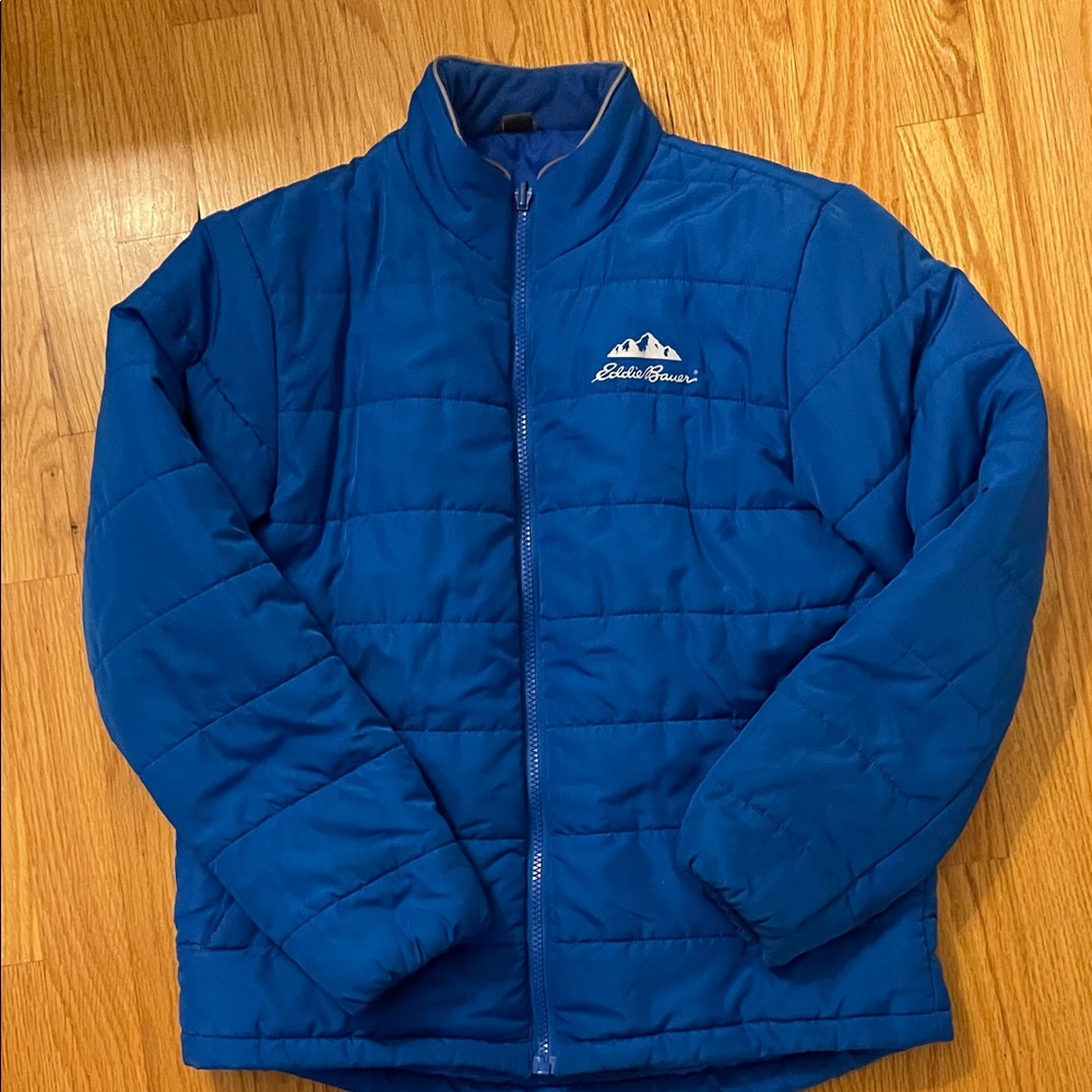 Eddie Bauer Royal Blue Quilted Jacket